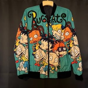 NWT L M XL rugrats members only hood jacket puffer coat bomber women nickelodeon